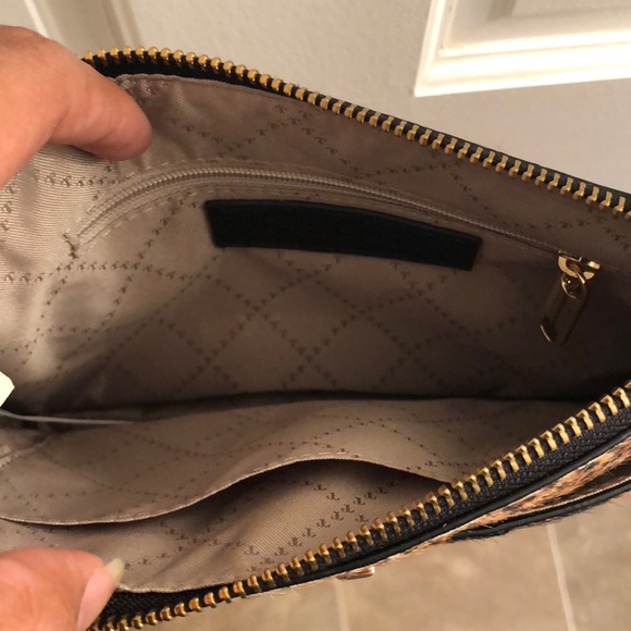 Faux fur Leopard/Cheetah print shoulder bag - Picture 5 of 8